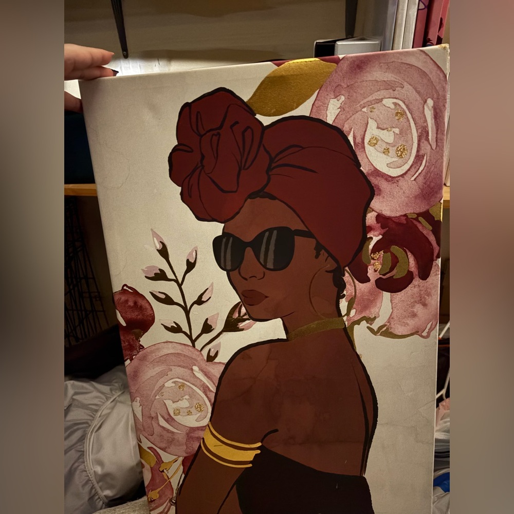 Framed Wall Art – 16x20 Woman in Sunglasses